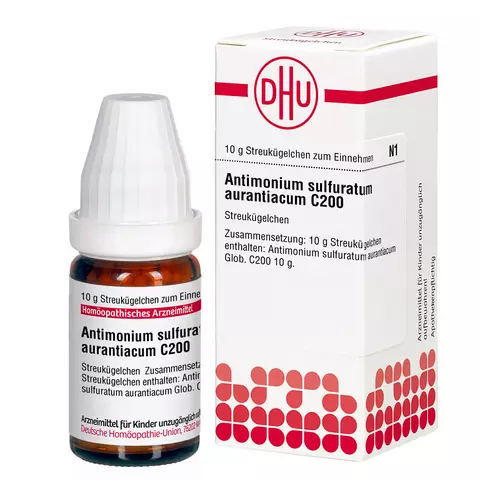 Antimonium sulfuratum aurantiacum C200