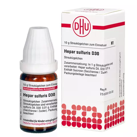 Hepar sulfuris D30
