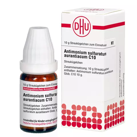 Antimonium sulfuratum aurantiacum C10