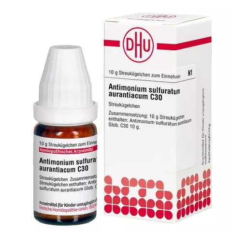 Antimonium sulfuratum aurantiacum C30