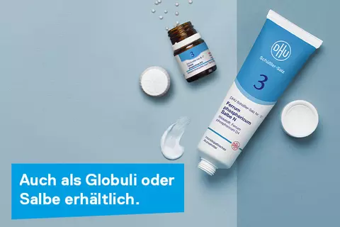 DHU Schüßler-Salz Nr. 3 als Globuli und Salbe